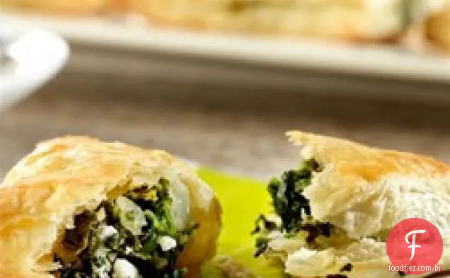 Mini-calzones de espinafres e Feta Campbell