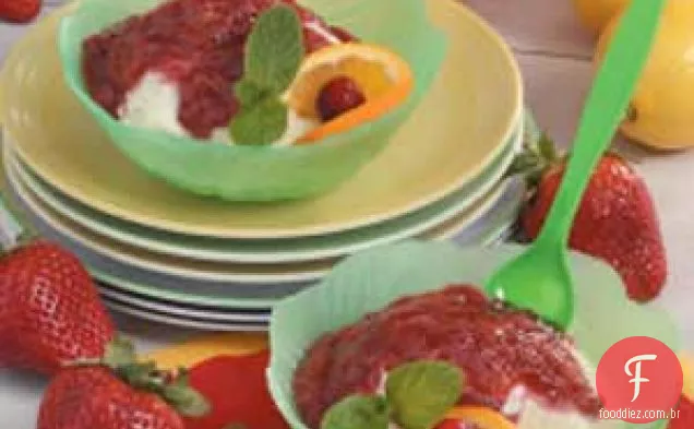 Molho De Sundae De Três Frutas
