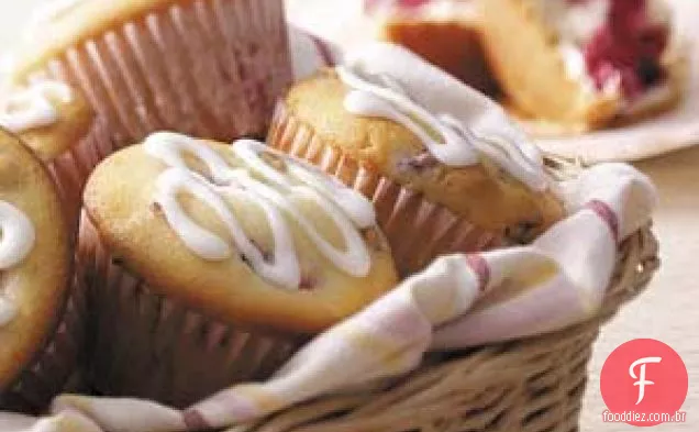 Muffins De Framboesa Com Cream Cheese