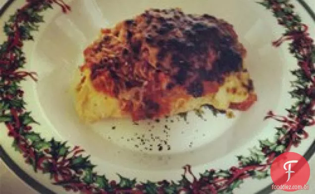 Alcachofra e tomate Frango