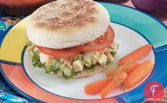 Sanduíches De Salada De Frango