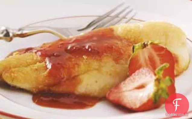 Peixe-Gato Com Molho De Morango Salgado
