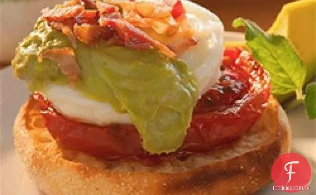 Molho De Abacate Ovos Benedict