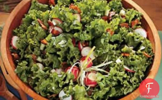 Salada De Alface Quente Murcha