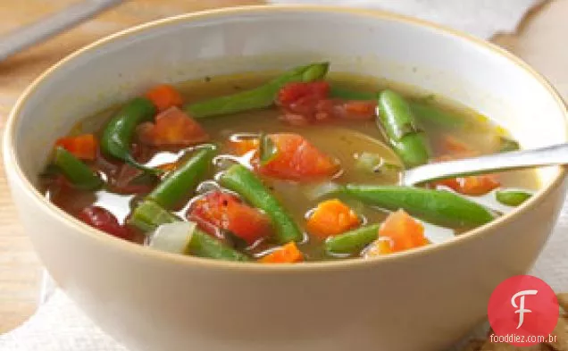 Tomate Sopa De Feijão Verde