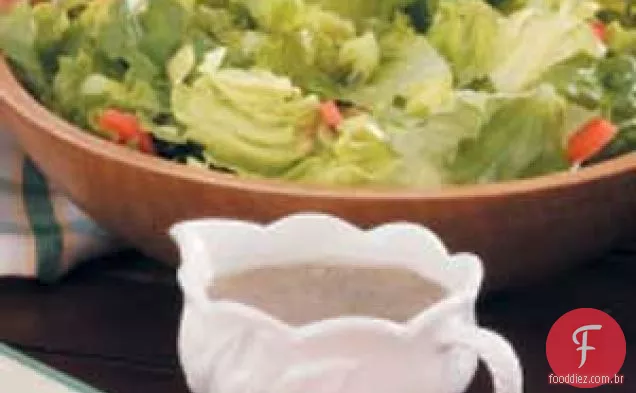 Molho Para Salada De Sementes De Papoula