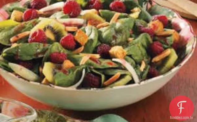 Salada De Espinafre E Framboesa
