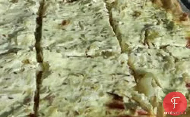 Chucrute na massa de pão