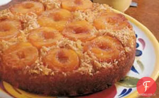 Bolo De Maçã Temperada De Cabeça Para Baixo