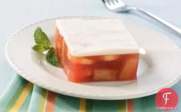 Sobremesa De Gelatina De Frutas Foscas