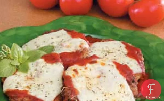 Bifes Em Cubos Parmigiana