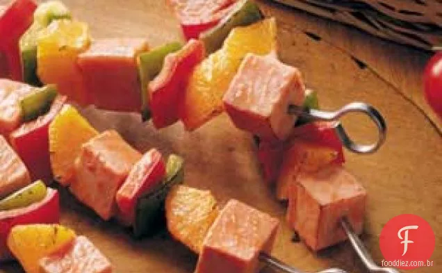 Espetinhos De Presunto Laranja