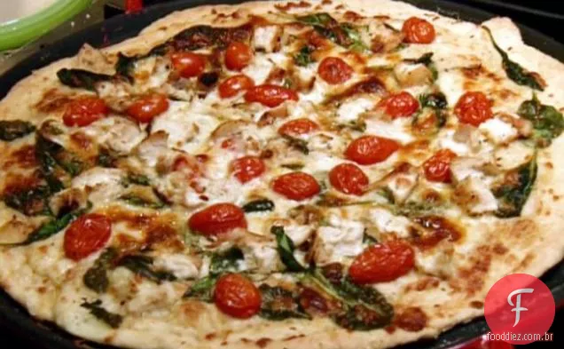 Frango Alfredo Pizza