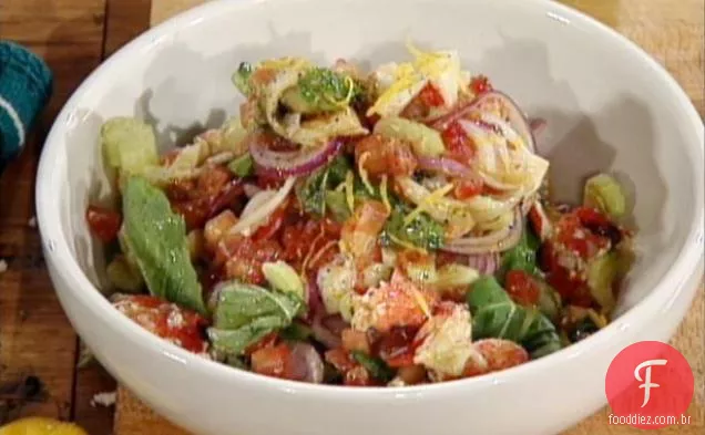 Salada De Lagosta Cozida No Vapor