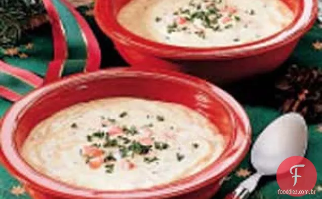 Creme de sopa de caranguejo