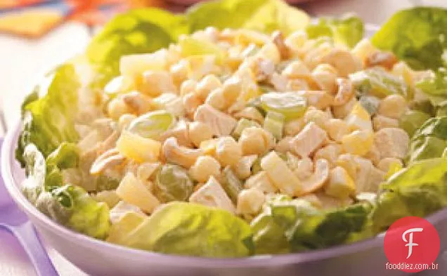 Salada de frango para 50