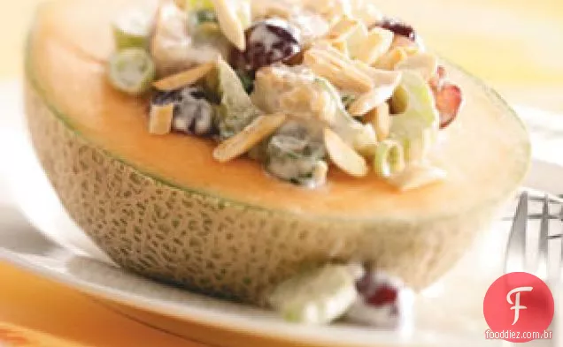 Salada De Frango Com Melão