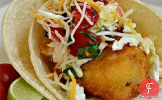 Tacos De Peixe Ao Estilo Baja