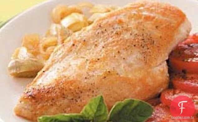 Frango com alcachofras