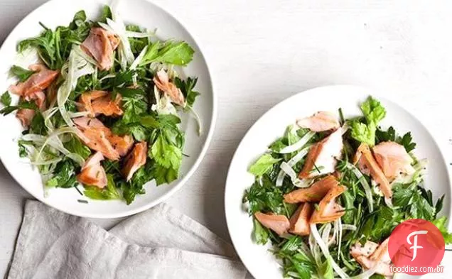 Salada De Salmão E Erva-Doce