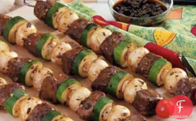 Espetinhos De Carne Italianos