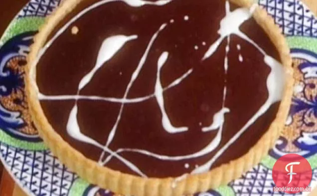 Torta de Chocolate agridoce: Torta di Cioccolata Amara con Glasse di Anice
