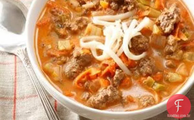 Sopa Recheada De Pimentão