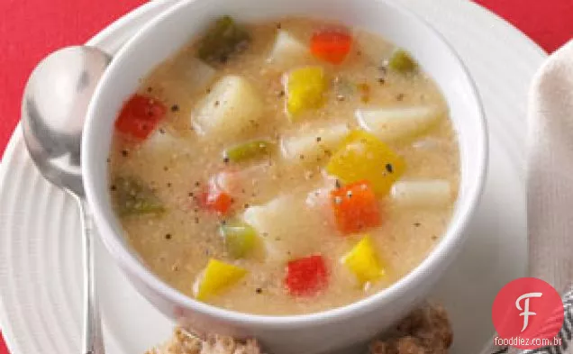 Chunky Pepper Potato Soup