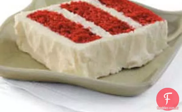Bolo De Veludo Vermelho Caseiro