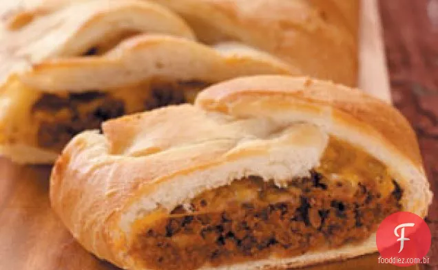 Pão De Pizza Trançado