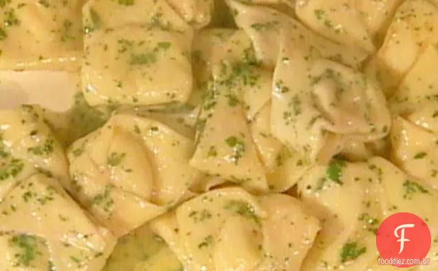 Tortelloni di Fagioli: Tortelloni recheado com feijão