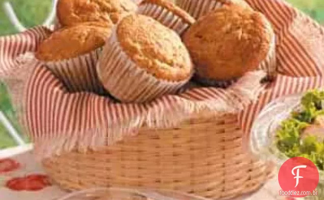 Muffins Jumbo De Banana E Cenoura