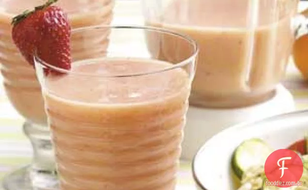 Smoothies De Morango E Laranja