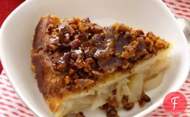 Torta Invertida De Gengibre E Pêra