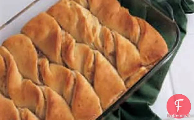 Torções De Café Da Manhã Com Nozes De Mel
