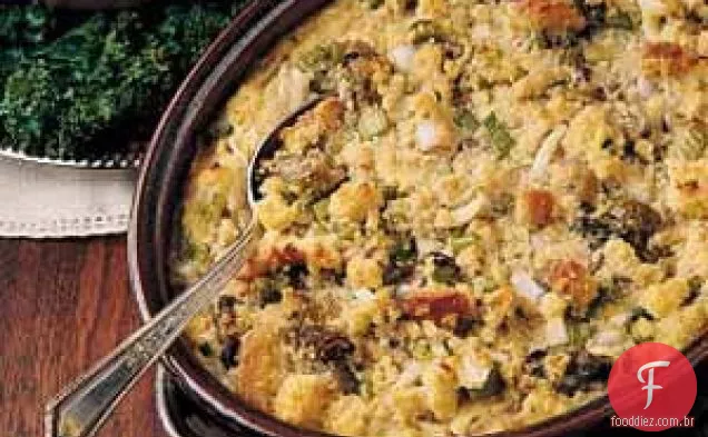 Molho de Pão de milho com ostras