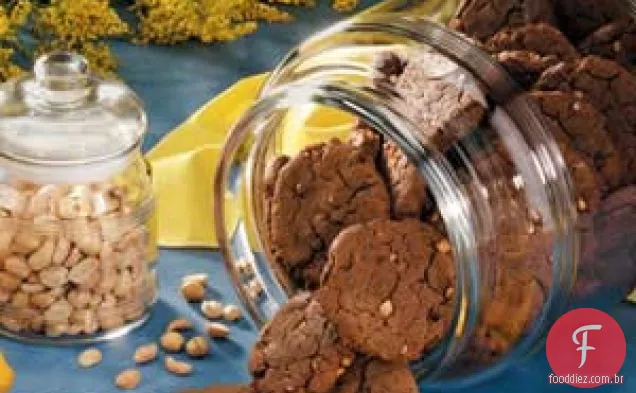 Biscoitos Com Manteiga De Amendoim E Chocolate