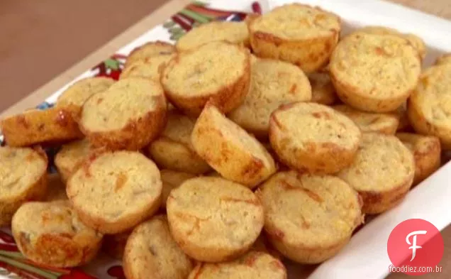 Muffins de milho do Chile com manteiga de Chipotle