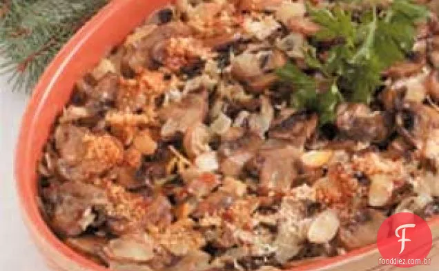 Arroz Selvagem Com Cogumelos