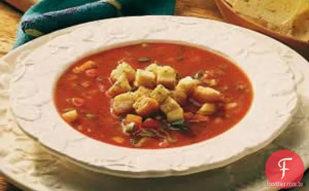 Jardim-Gaspacho Fresco