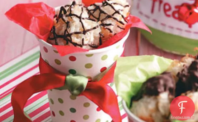 Macaroons De Macadâmia De Coco Triplo