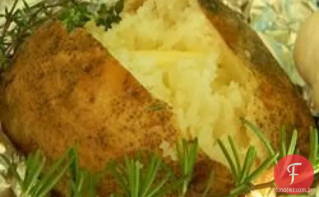 Batatas Assadas Com Alho