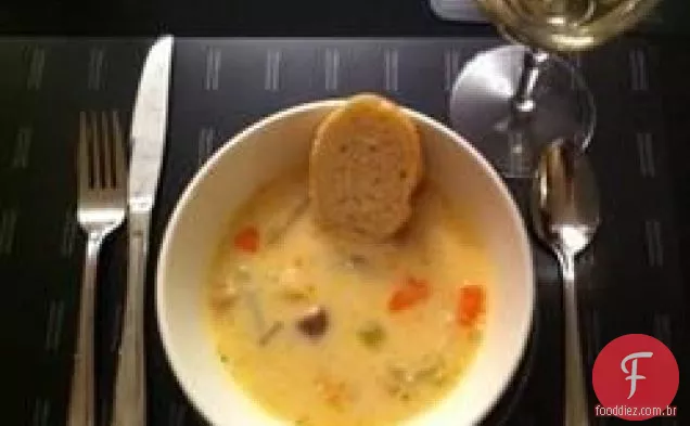Sopa De Peixe De Fogão Lento