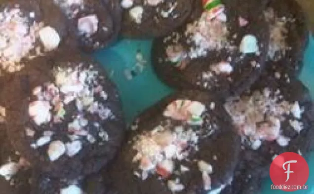 Biscoitos De Menta Com Chocolate Duplo