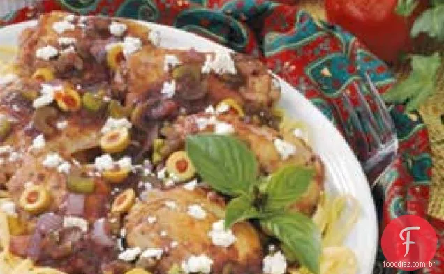 Fettuccine De Frango Mediterrâneo