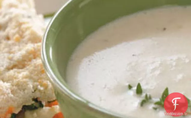 Creme favorito de sopa de couve-flor