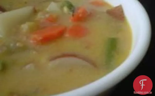 Sopa De Legumes Com Queijo