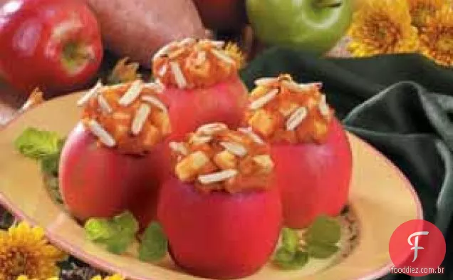 Maçãs Recheadas Com Batata-Doce