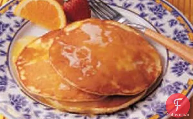 Panquecas De Laranja Ao Nascer Do Sol