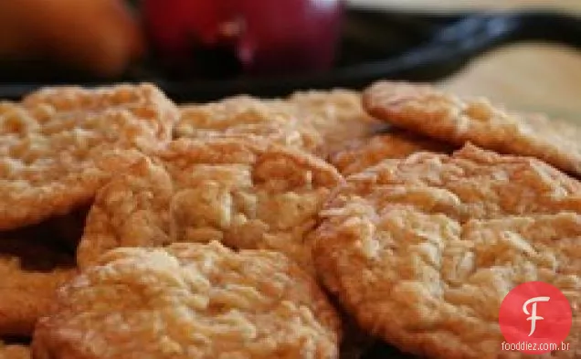Biscoitos De Coco Em Borracha